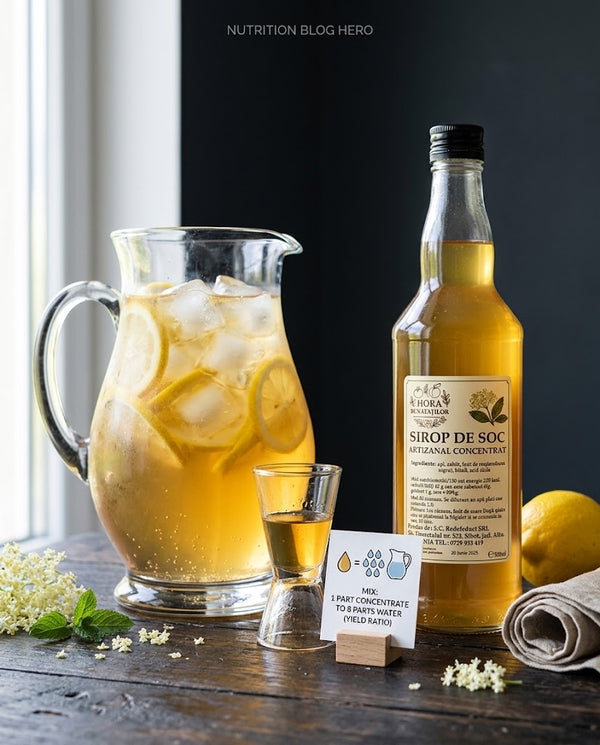 Sirop artizanal vs. sucuri industriale | Avantajele diluției 1:5