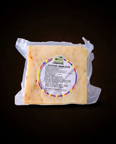 Cașcaval picant cu ardei iute – de casă (300g)