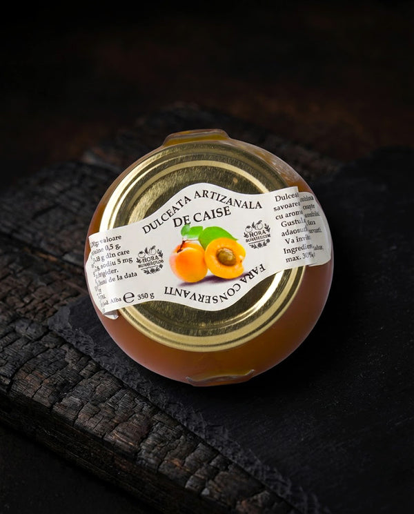 Dulceață artizanală de caise – 70% fruct, gust autentic (350g)