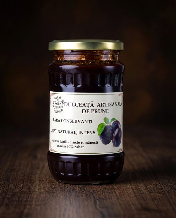 Dulceață artizanală de prune (cu condimente) – 70% fruct (400g)