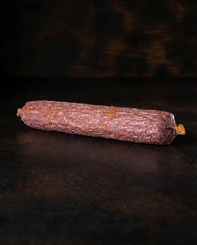 Salam german crud-uscat – dublu afumat, maturat (300g)