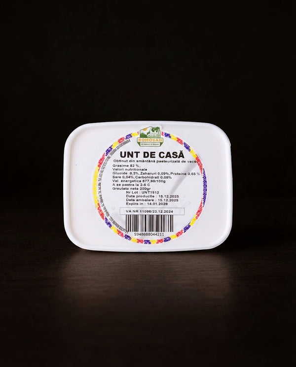 Unt de casă – 82% grăsime (200g)